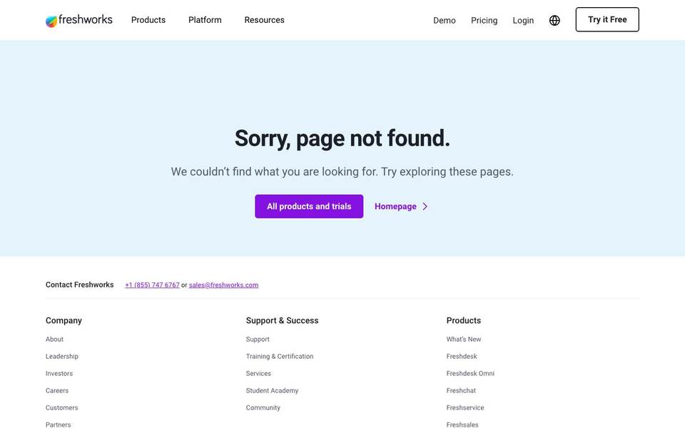 Скриншот билета Freshdesk
