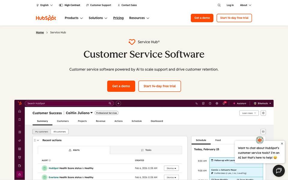HubSpot Service Hub